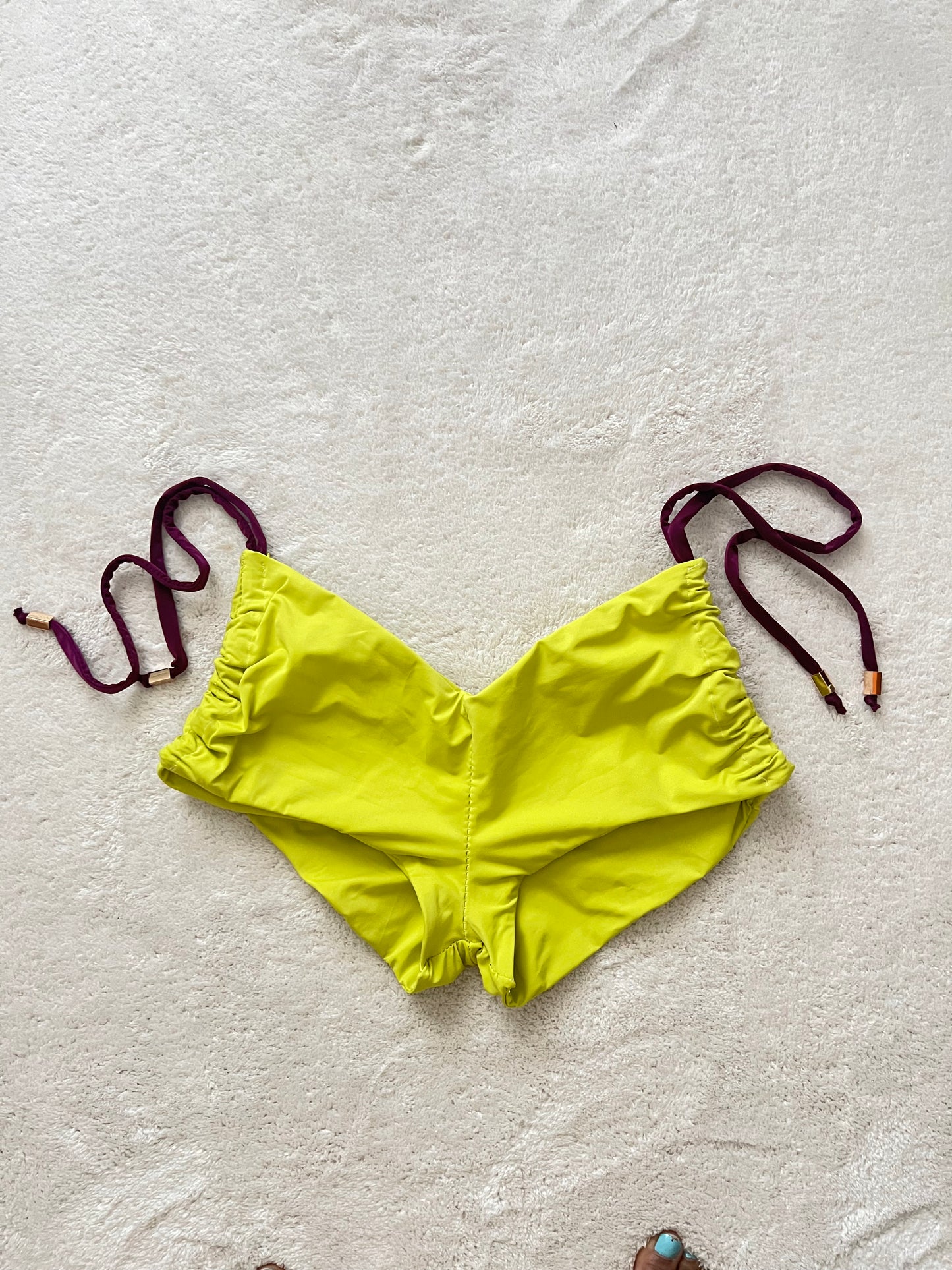 Side Tie Swim Shorts